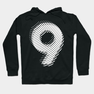 blurred 9 Hoodie